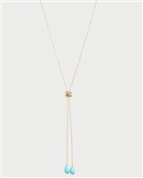 Collana Rue des Mille Donna ECLISSI GEN 2025 in Argento Turchese GRZ-029 M3 T AU - GRZ-029 M3 T AU
